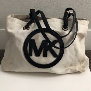 Michaels Kors large tote canvas bag